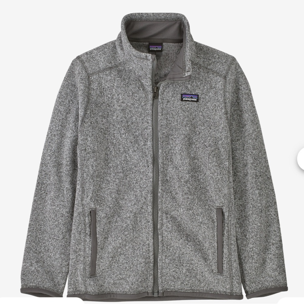Kids Patagonia Better Sweater Gray Jacket